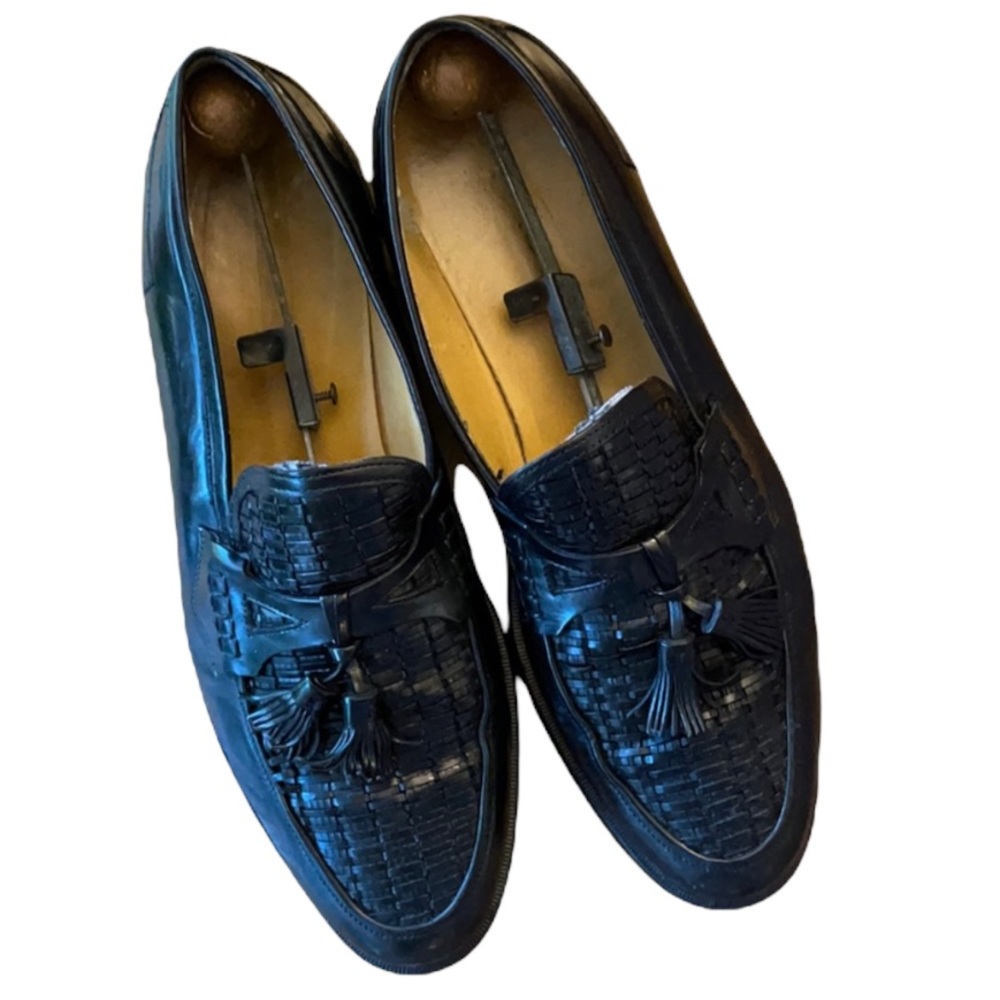 Johnston & Murphy leather loafers and shoe trees